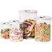 Oggi Stack 'N Store 4 Piece Canister Set, White