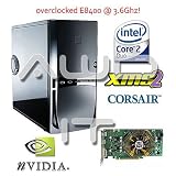 Review AWD-IT  / AWD-IT GPC32 E8400 Overclocked @ 3.6Ghz - 9600 GT 512Mb - Corsair 4GB PC6400 800Mhz - 500GB Gaming PC
