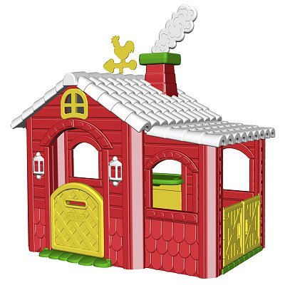Childrens Toyshop  Toys : Plastic Outdoor Feber Farm House with Sounds