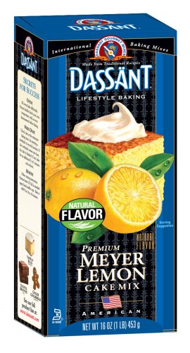 Dassant Meyer Lemon Cake Mix, 16 Ounce Boxes (Pack of 12) by Dassant