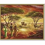 Schipper 609130426 - Malen nach Zahlen - Malerisches Afrika, 40x50 cmvon "Noris"