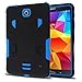 Galaxy Tab 4 8 Case, Kuteck Samsung Galaxy Tab 4 8 SM-T330 Case - High Impact Resistant Full-Body Protection Hybrid Armor Defender Case Convertible Built in Stand for Samsung Galaxy Tab 4 8.0 (Blue)