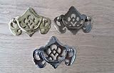 IRONMONGERY WORLDﾂｮ SOLID BRASS VINTAGE TRADITIONAL CLASSIC CABINET CUPBOARD DRAWER SWING HANDLE (PO