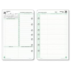 Day-Timer Recycled 2-Page/Day Planner Refill, Desk Size, 5 1/2 x 8 1/2 Inches, January - December, 2010 (D16016100101A)