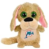 Miami Dolphins 8" Big Eye Plush Dog