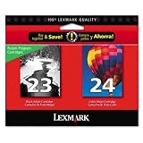 Lexmark Cartridge No. 23 - Print cartridge - 2 x black - LRP
