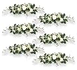 SIX 24" Snowball Swag Artificial Flowers Wedding Decor
