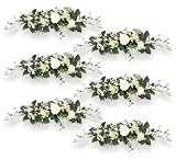 SIX 24" Snowball Swag Artificial Flowers Wedding Decor