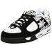 DC Command Mens Skate Shoe UK9 White Black Metallic Silver