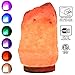 Himalayan Glow 900AC Multicolor USB Salt lamp, ETL Certified Himalayan salt lamp (4-5lbs) with wooden Base by WBM