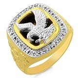 10K Yellow Gold Accented Diamond Ring - Size 10