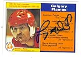 Lanny McDonald Autographed/Hand Signed Hockey Card (Calgary Flames - Hall of Fame) 1982 O-Pee-Chee #