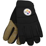 Pittsburgh Steelers Yellow/Black Sport Utility DELUXE Work Gloves