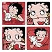 Betty Boop Coasters Set of 4
