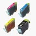 Canon Remanufactured Ink Combo For Canon I560 Desktop Photo Printer( Bci-3ebk, Bci-6y, Bci-6c,bci-6m