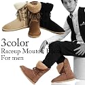 [ジェイコレクション]JAY COLLECTION クレープソール底仕様 2wayレースアップムートンブーツ BT-JAY-MLUM メンズ