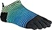 Injinji Run Original Weight No Show Xtralife Socks, Electric Blue, Medium