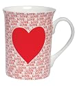 Santa Barbara Design Studio Christopher Vine Design Bone China Mug with Coordinating Design Gift Box, Love (Heart)