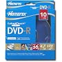 Memorex 32023133 10-Pack 16x Labelflash DVD-R Disc Spindle - Blue
