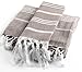 Cacala 2 Pieces Pestemal Turkish Towel Set - 1 Bath Towel 37