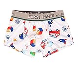 (コ-ランド) Co-land キッズ 子供用肌着 ブリーフ 男の子下着 ショートタイプ ボクサーパンツ ベビーパンツ 子どもショーツ 男児 女の子 ソフトで快適 ホワイトカー 140