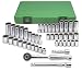 SK Hand Tools 94545 45-Piece 3/8 Drive Universal Spline Socket Set