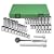 SK Hand Tools 94545 3/8-Drive Universal Spline Socket Set, 45-Piece
