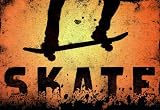 Skateboarding Orange Sports Poster Print - 13x19