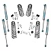 Superlift K185KG - 2.5" x 2" Dual Rate Coil King Edition Front and Rear Suspension Lift Kit