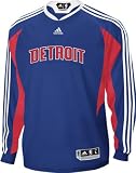 Detroit Pistons NBA On Court Long Sleeve Player Shooting Shirt