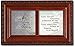 Cottage Garden In Loving Memory Inspirational Woodgrain Petite Music Box Plays Amazing Grace