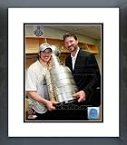 Sidney Crosby and Mario Lemieux with 2009 Stanley Cup Framed Picture