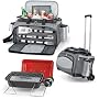 Vulcan cooler tote w/3pc BBQ tools and propane grill