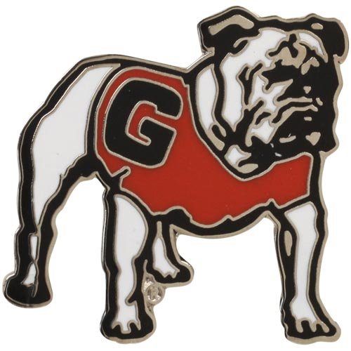Georgia Bulldogs Mascot Logo Pin