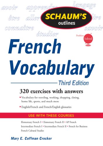 Schaum's Outline of French Vocabulary, 3ed (Schaum's Outline Series)