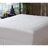 THE GRAND - Mattress Pad Cover - Fitted - Quilted - Queen (60"x80") - Stretches to 18" Deep!