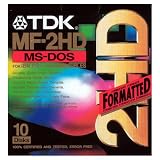 Tdk 3.5" Floppy Disk 2hd Formatted (10 Pack) --tdk-floppy