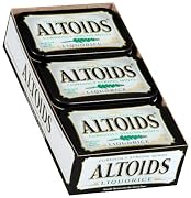 Altoids Curiously Strong Mints Liquorice 176-Ounce Tins Pack of 12