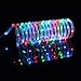 LTE 50 Leds Solar Rope Lights, 23ft ,Multi-color, Outdoor Waterproof LED Solar Rope Lights , Christmas Lights, Ideal for Decorations, Gardens, Lawn, Patio, Weddings, Parties.