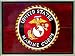 United States Marine Corps Stained Glass Window