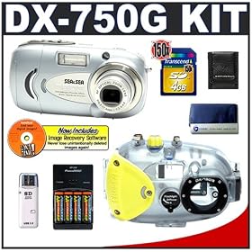 Click here to buy Sea and Sea DX-750G Underwater Digital Camera Kit with DX-750G 5.19MP Digital Camera with... by Sea & Sea.