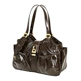 Mia Bossi MB216 Caryn Diaper Bag in Fudge Brown