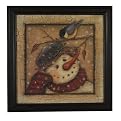 Snowman w/ red scarf - 14 x 14
