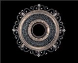 Napoli Collection 38â Wide Tuscan Patina Fan Medallion