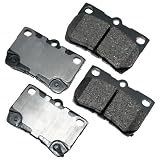 Akebono ACT1113 ProACT Ultra-Premium Ceramic Brake Pad Set by Akebono