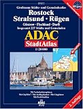 Produkt-Bild: ADAC StadtAtlas Rostock, Stralsund, R&uuml;gen 1:20.000 G&uuml;strow, Fischland, Dar&szlig;: G&uuml;strow, Fischland, Dar&szlig;. Grossraum St&auml;dte- und Gemeindeatlas. Insgesamt 227 St&auml;dte und Gemeinden. 1:20000. GPS-genau