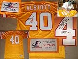 Mike Alstott Autographed/Hand Signed Tampa Bay Buccaneers/Bucs Authentic Jersey