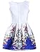 Shinysun Trendy Floral Retro 50s Udrey Hepburn Style Skater Dresses(Multi-style)