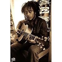 Bob Marley (Sepia) Music Poster Print