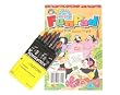 Activity/Coloring Book with Crayons (Set of 10)